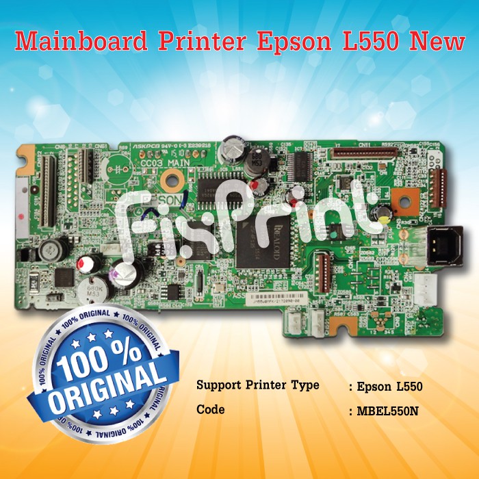 Board Printer Epson L550, Mainboard L550, Motherboard L550 New Original, Part Number 2172091-00