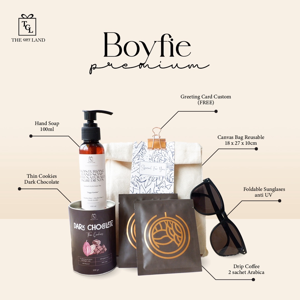 Kado Ulang Tahun Cowok Hadiah Pacar Hampers Gift Set Birthday - BOYFIE PREMIUM