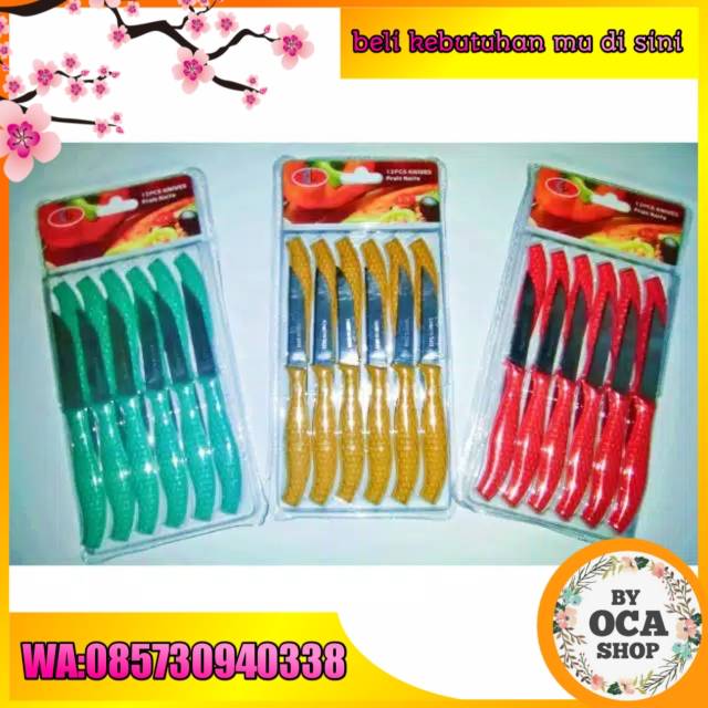 BYOCA SHOP Pisau Dapur Ukir Buah Sayur Ikan Stainless Steel / Pisau Plating Ukir