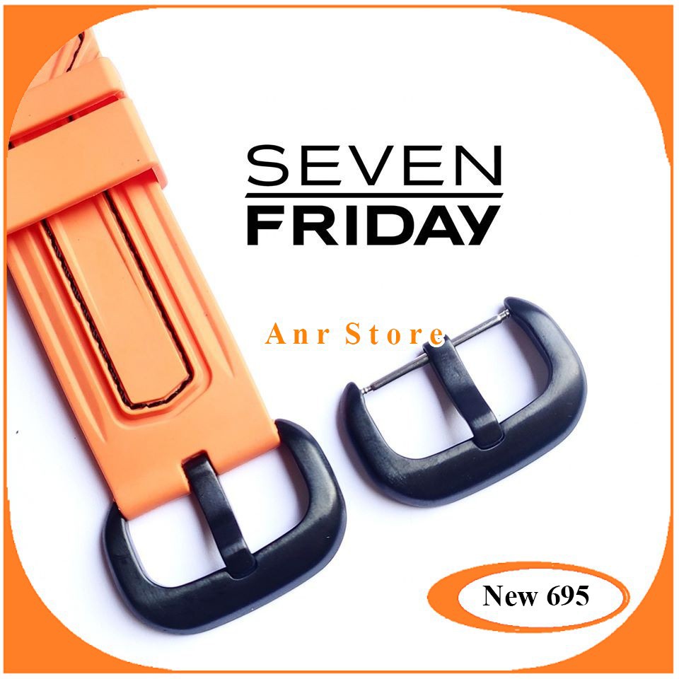 Buckle Engsel Jam Tangan SF Seven Friday 7Friday 24 mm Stainless