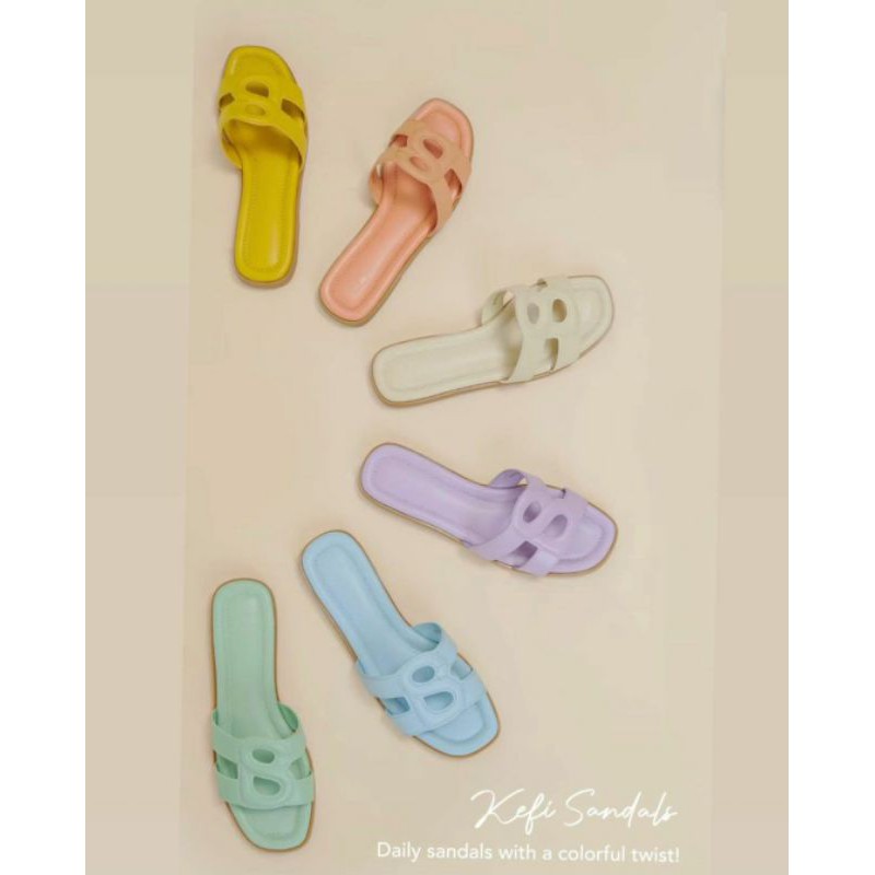 BOOKED kefi Sandal Buttonscarves PRELOVED