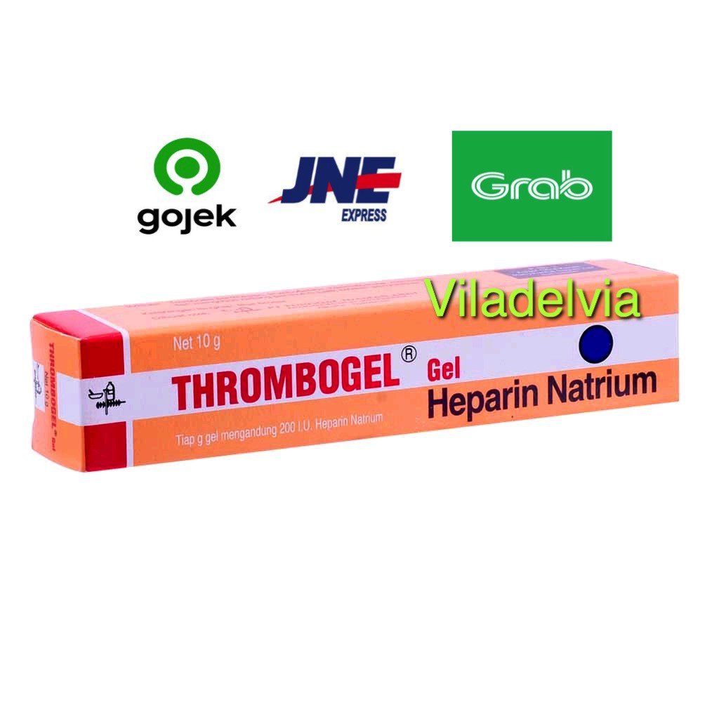 Thrombophob gel 10g / heparin sodium / salep memar / trombopop