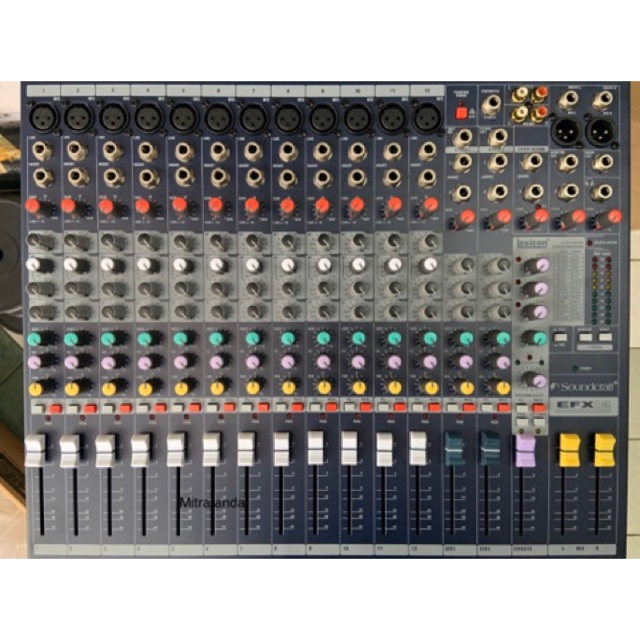 Mixer soundcraft efx12