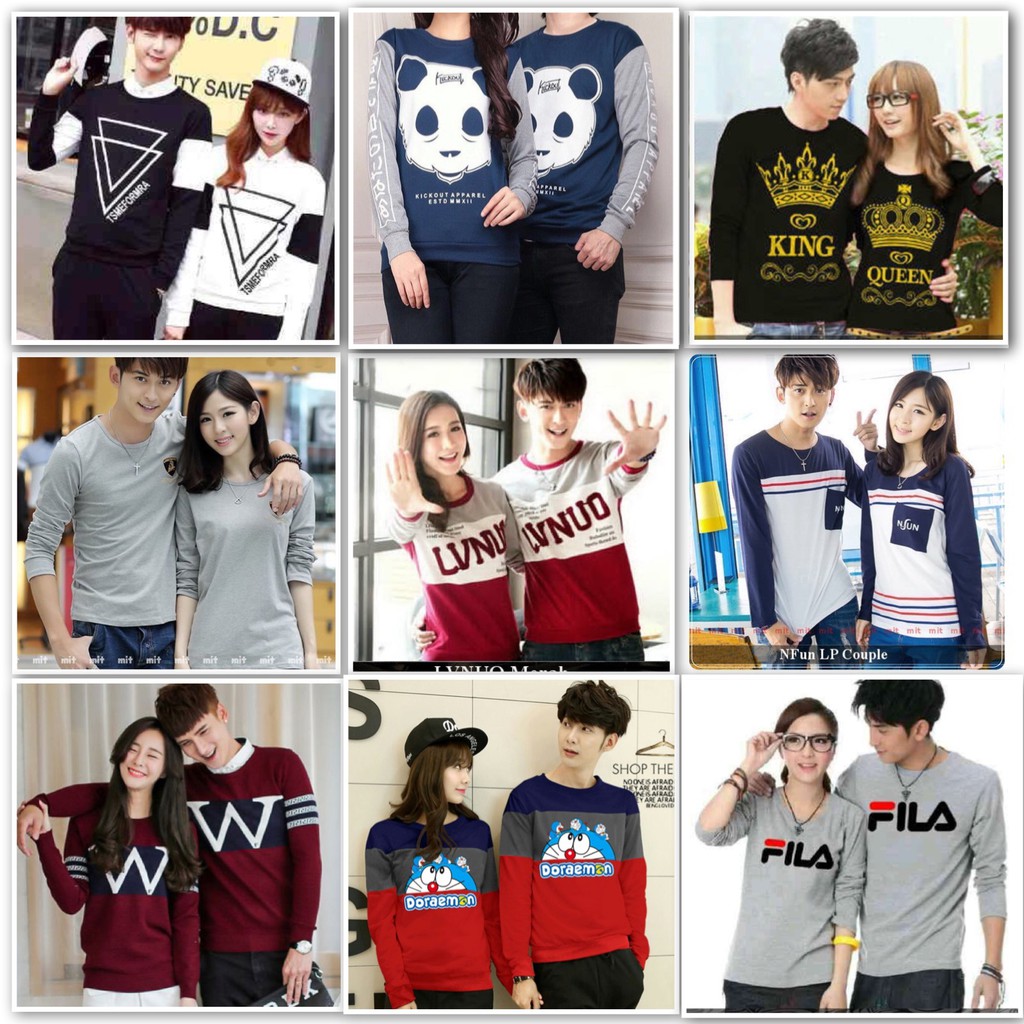 Sweater Couple Sweater Pasangan Baju Couple Baju Pasangan A