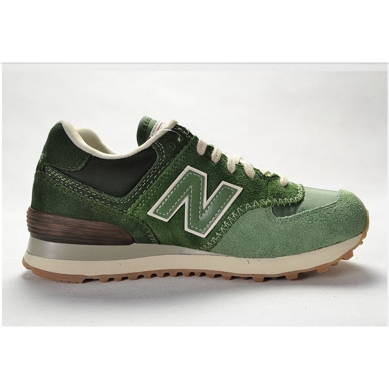 new balance 574 pink and green