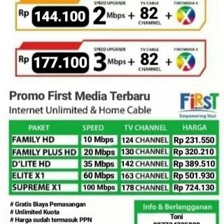 25+ Harga First Media Terpercaya