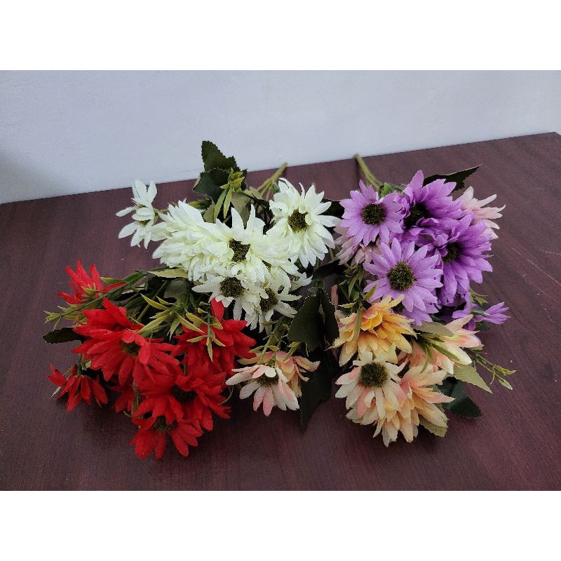 Bunga Aster Artificial bunga palsu bunga plastik bunga kecil