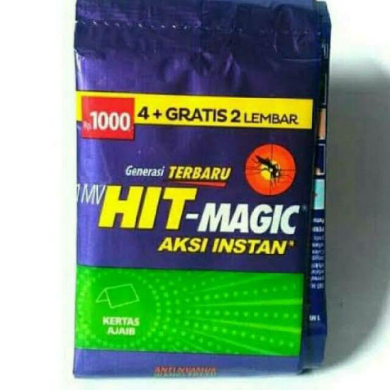 HIT MAGIC KERTAS aksi instant bakar (12 pcs)