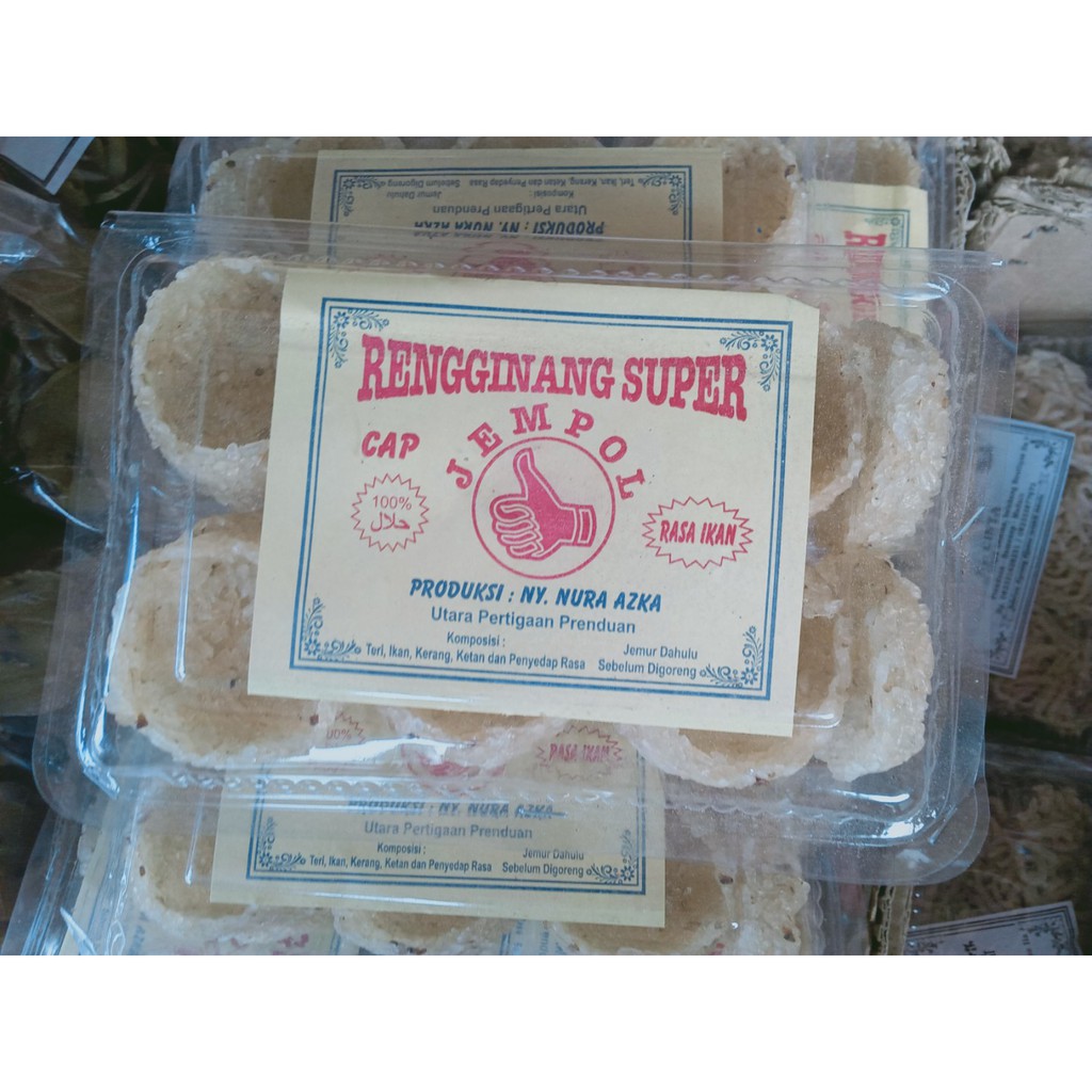 

Rengginang Super Rasa Ikan Cap Jempol