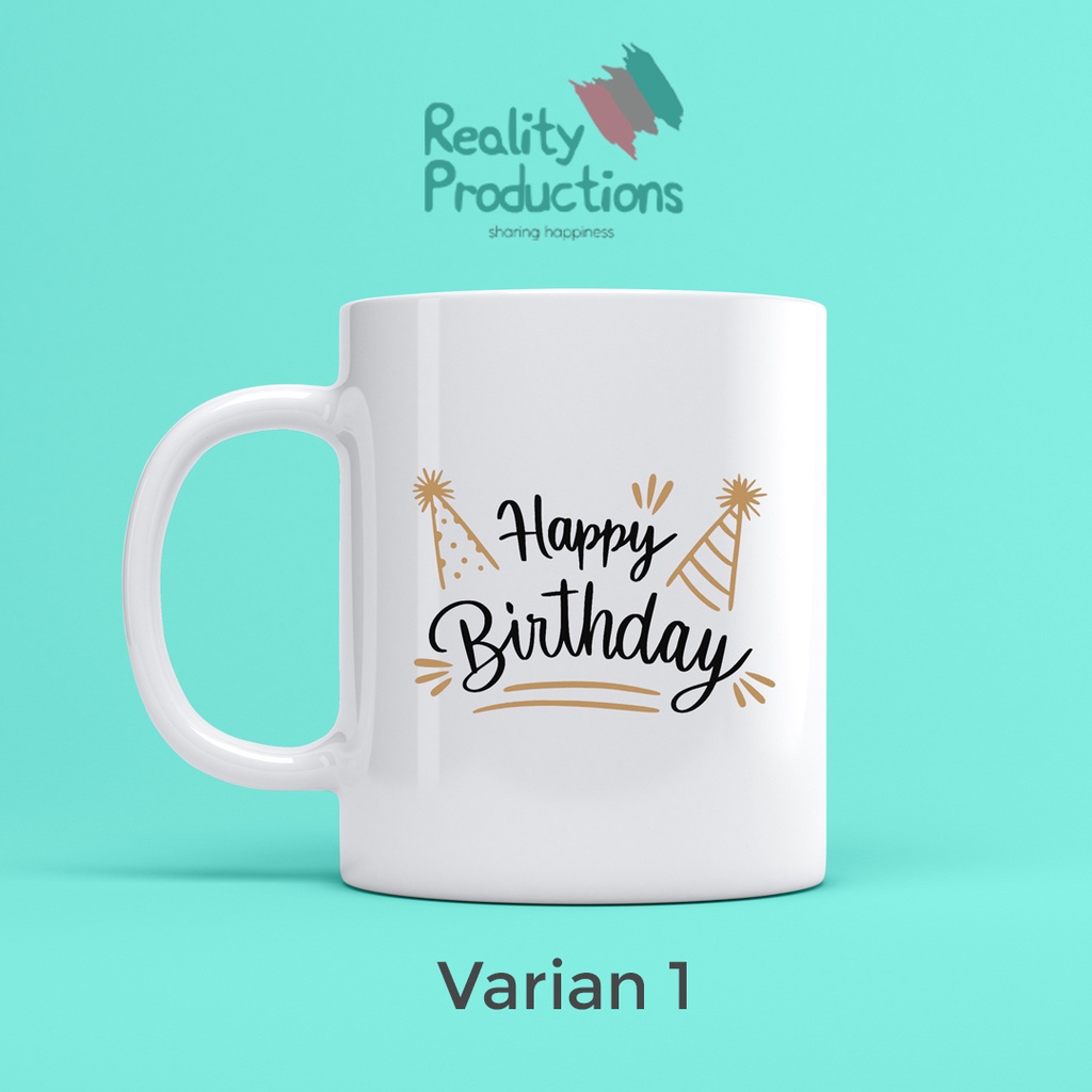 Mug Happy Birthday untuk Kado atau Hadiah Ulang Tahun