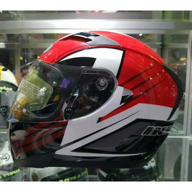 

INK Fullface Duke Seri 1 - White Red