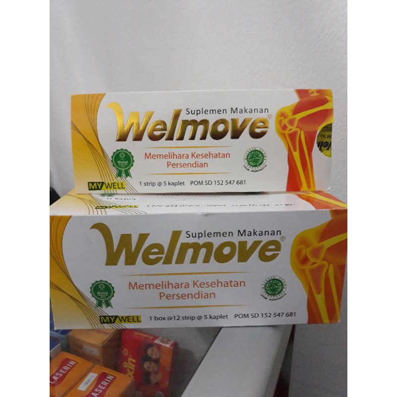 WELMOVE OBAT SENDI 1 strip isi 5 Tablet