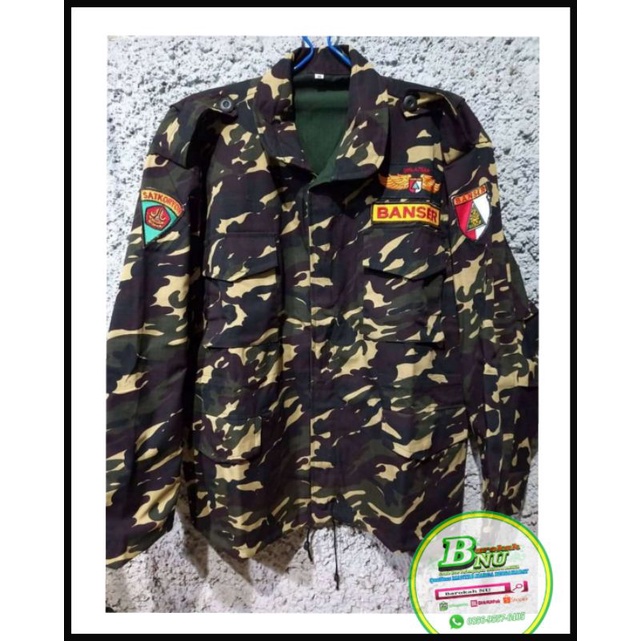 Jaket BANSER loreng nasional|JAKET BANSER JUMBO XXL  |JAKET BANSER BOLAK BALIK LORENG NASIONAL