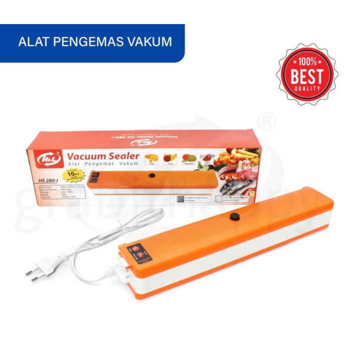 VACUUM SEALER 2 in 1 MAKANAN / Alat Vacuum Sealer - HL 280