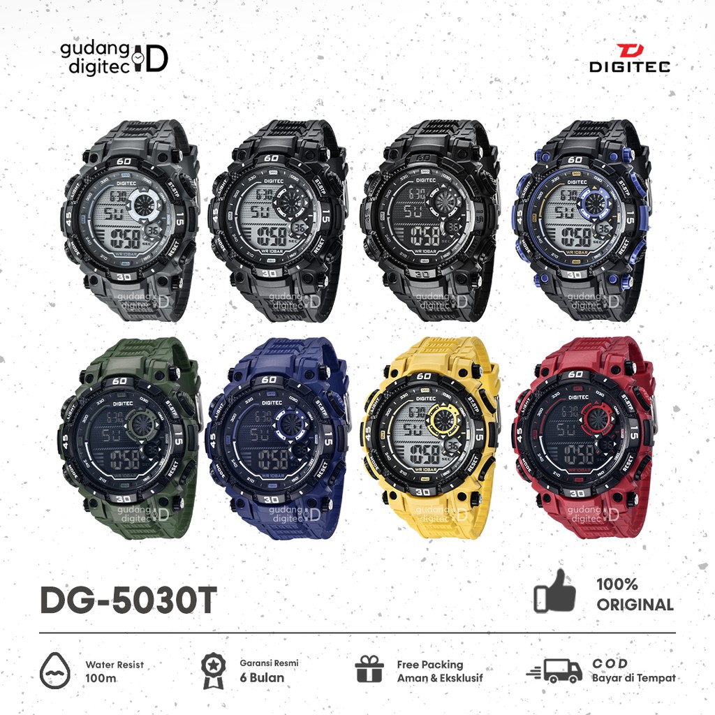 Jam Tangan Pria Digitec DG5030T 5030 Original / Watch Original