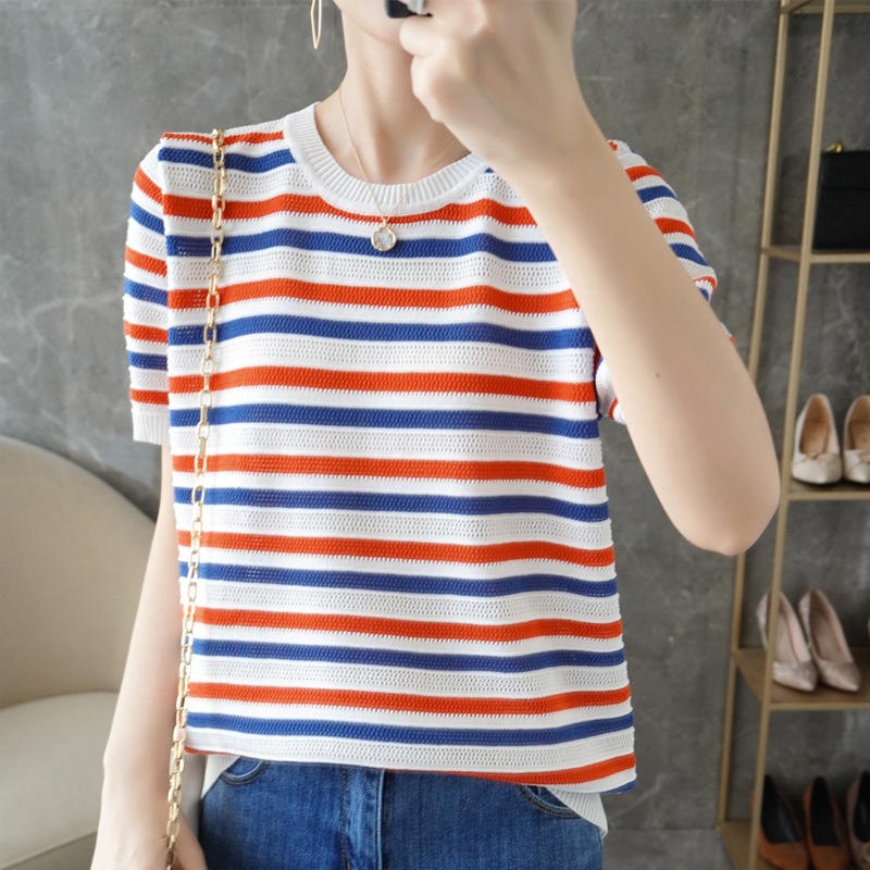 Ilona Sweater - Stripes Two Colour Soft Knit Import Sweater TM (CX1533)