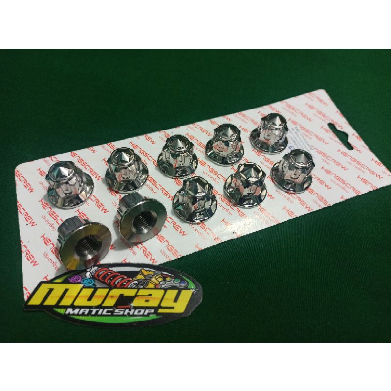 Mur 19 Topi Stainless Heng mur probolt baut probolt bolt stainles