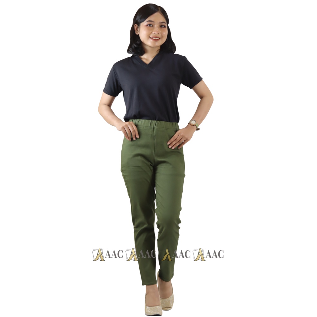 Celana Kerja Wanita,Chinos Pants Bahan Tebal