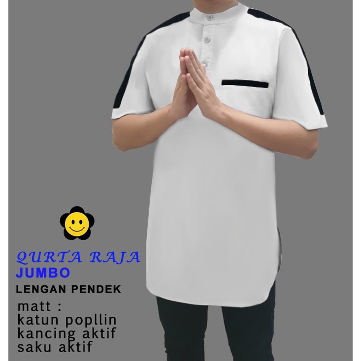 CTN Baju muslim koko QURTA pendek terlaris best seller