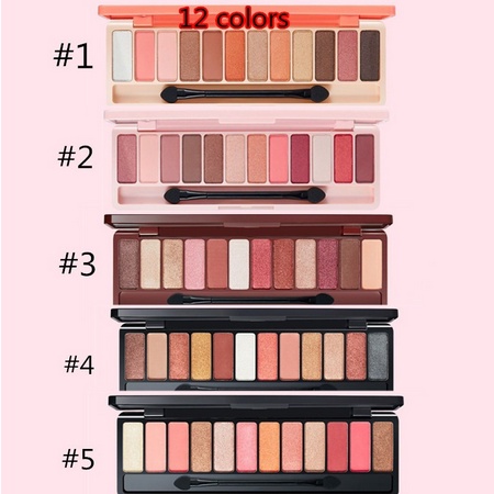 12 Warna Eyeshadow 12 Colour Palette Eyeshadow Nude Color Eyeshadow Termurah Make up Lameila.