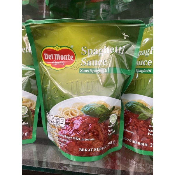 

Delmonte Saus Spaghetti 250 gr