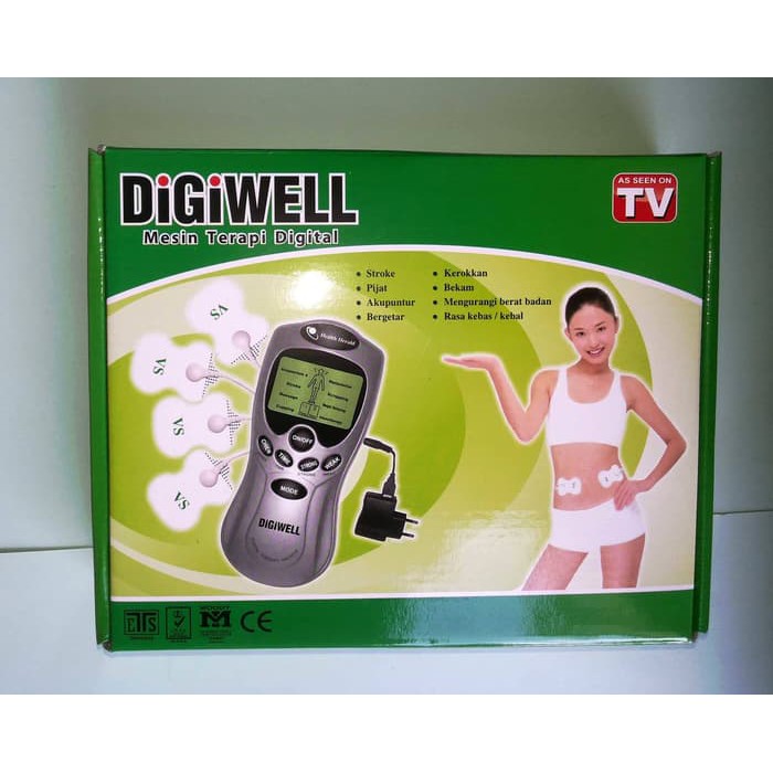Alat Terapi Kesehatan Tubuh Digital Digiwell With Gel Pad