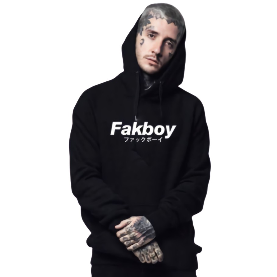 Sweater Hoodie Pria FAKBOY baju hangat
