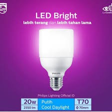 Lampu led bright 20w philips