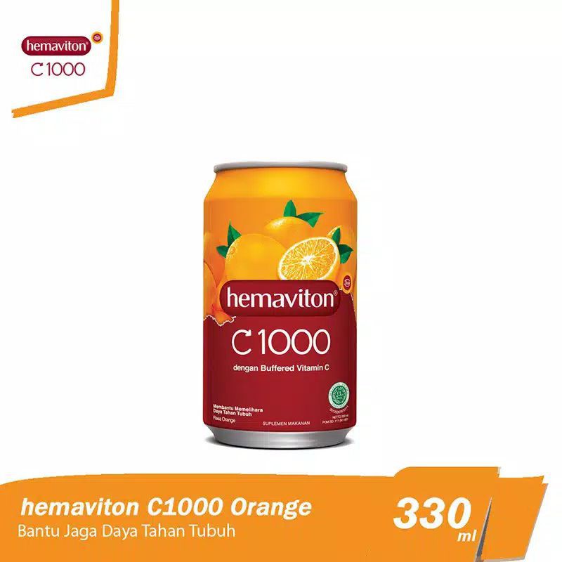 

Hemaviton C 1000 Rasa Orange Ukuran 330ml