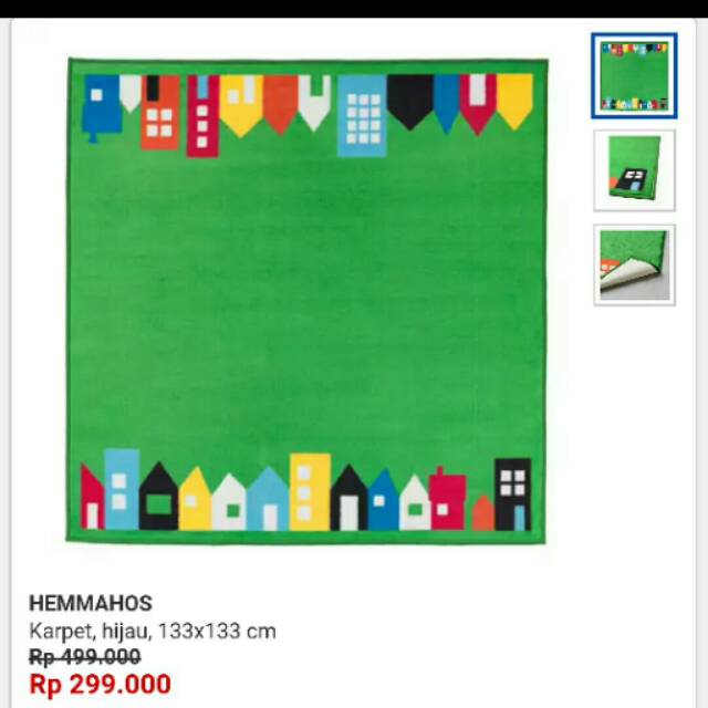 SALE Karpet anak IKEA HEMMAHOS