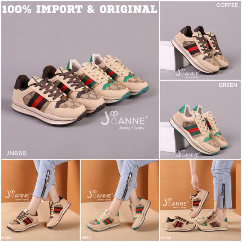 RESTOCK!! [ORIGINAL] JOANNE Sporty Sneakers Shoes Sepatu Wanita #JN666