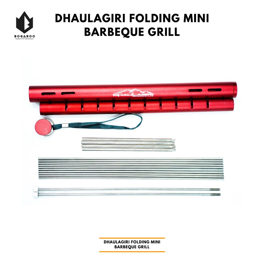 DHAULAGIRI FOLDING MINI BARBEQUE GRILL - MINI GRILL DH - ALAT PANGGANG KECIL - ALAT PANGGANG ULTRALIGHT - ALAT CAMPING