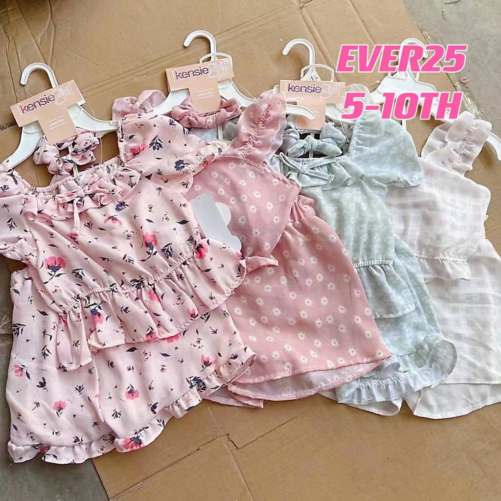 KENSIE setelan floral anak perempuan lucu fashion murah 5-10th