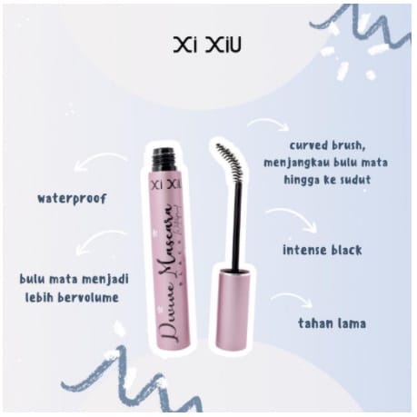 XI XIU / XIXIU DIVANE MASCARA WATERPROOF MASKARA BULU MATA HITAM