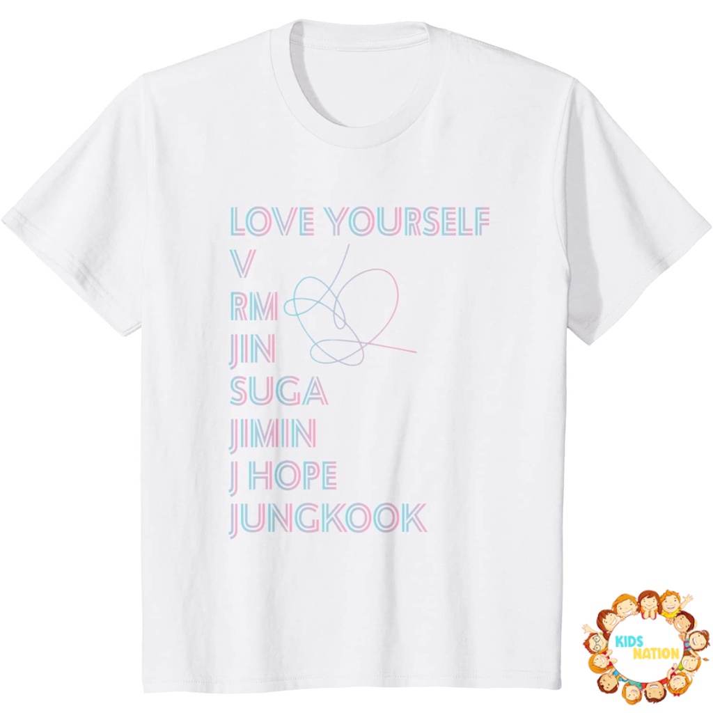 Baju anak Official Kpop BTS Love Yourself BTS_Love01 T-Shirt