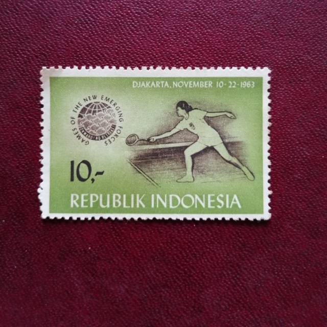

Perangko seri GANEFO (Games of The New Emerging Forces) di Jakarta Rp 10,-