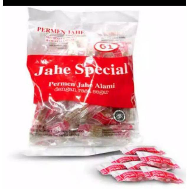 

Permen jahe special 61 1pack / permen cirebon herbal alami pereda sakit tenggorokan