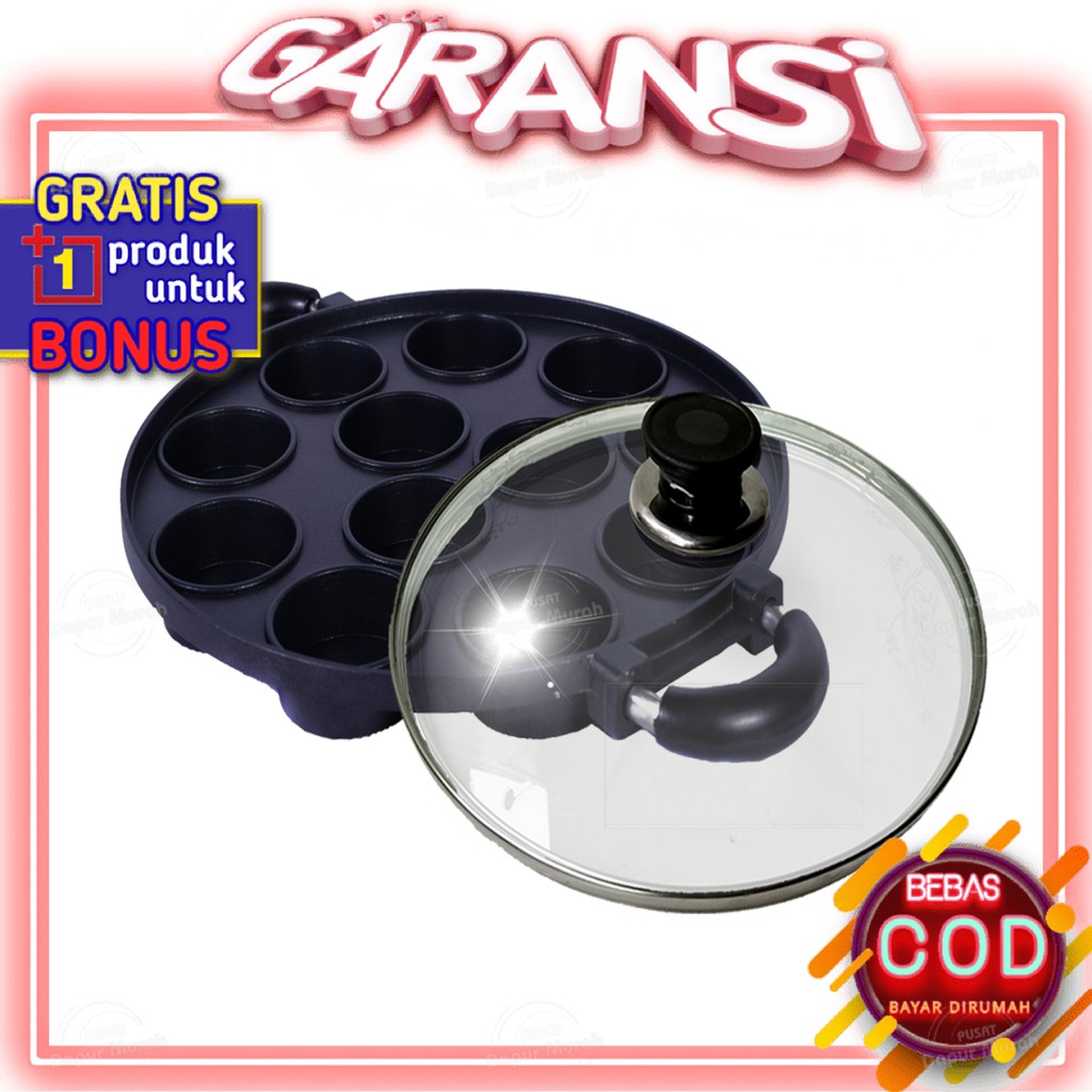 Cetakan Wingko Babat 12 lubang Kue Lumpur Martabak Mini