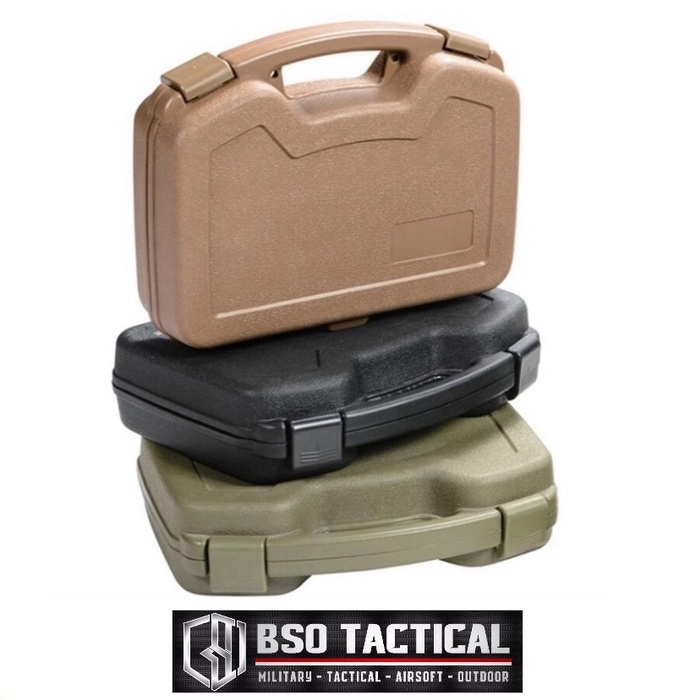 MAINAN & HOBI AKSESORIS AIRSOFT GUN HARD CASE HAND GUN SAFETY BOX HARD FIBER IMPORT
