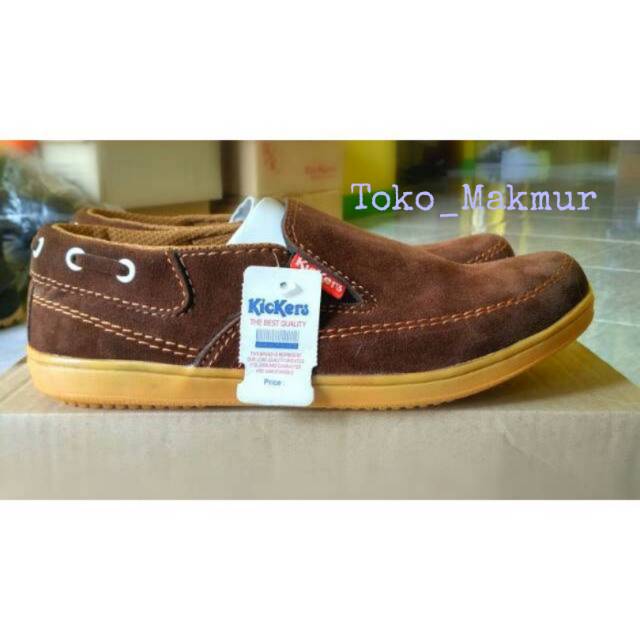 Sepatu Pria Casual Kickers Murah Slip On Santai