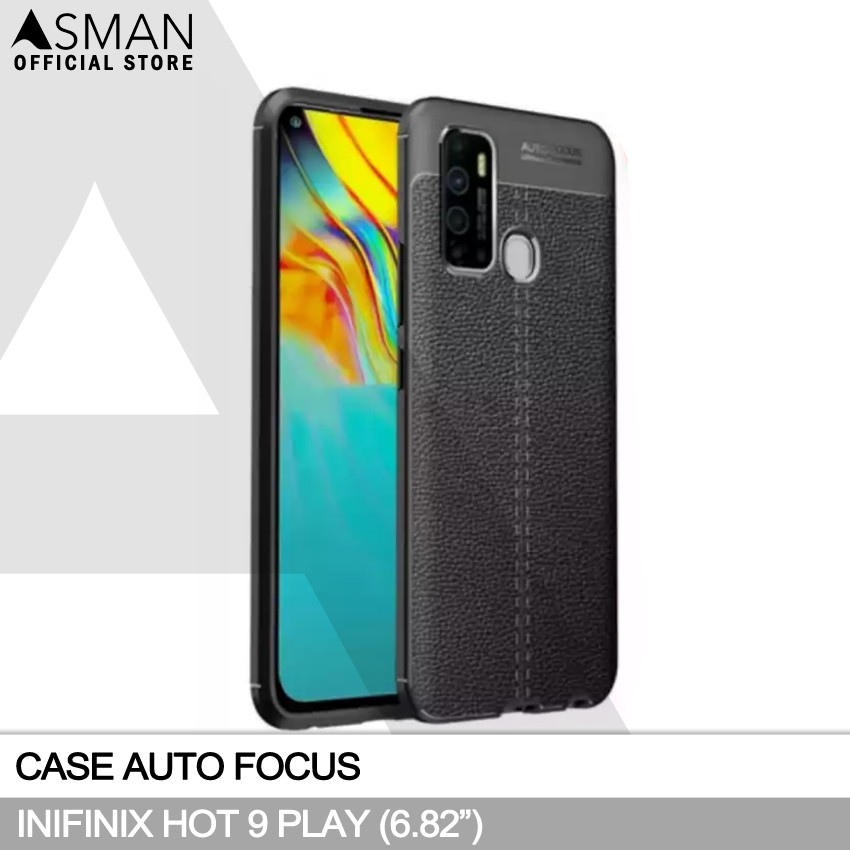 Auto Focus Infinix Hot 9 Play (6.82&quot;) | Softcase Premium - Hitam