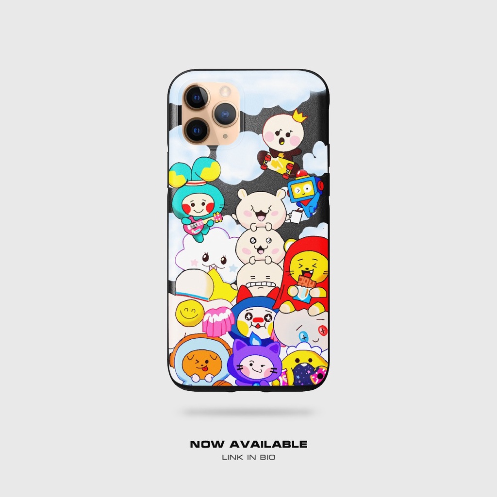 CASE PHONE TRUZ TREASURE CLOUD BLACKMATTE HARDCASE ANTICRACK