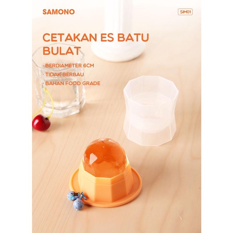 Cetakan Es Batu Kristal Plastik Food Grade Kitchenware SIM01