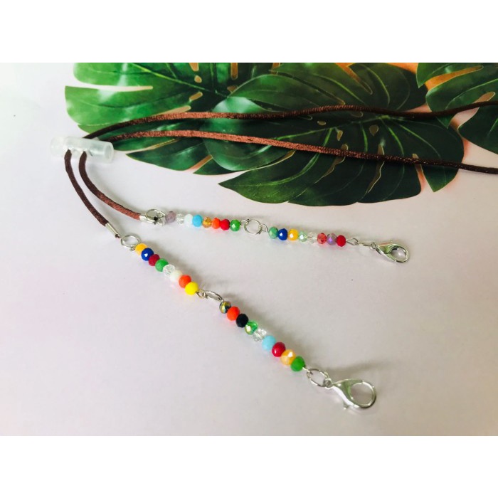 

Promo Strap Kalung Lanyard Tali Konektor Pengait Masker 2 In 1 Kristal Limited
