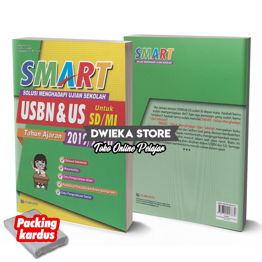 Buku Ujian Nasional Un Uasbn Smart Usbn Dan Us Sd Mi Tahun 2018