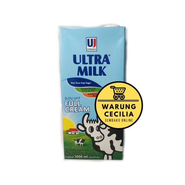 

Susu Ultra Milk UHT Full Cream 1 ltr