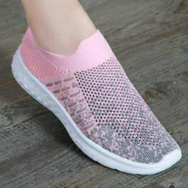 GIBD SEPATU EMORY Marany Series S139 SLIP ON FLYKNIT WOMAN SHOES SEPATU WANITA ORIGINAL IMPORT BATAM
