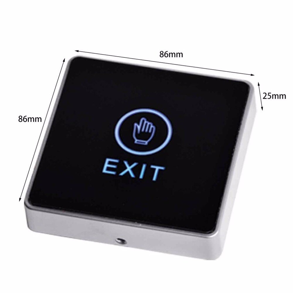 Contactless Exit Button Touchscreen || Type EX-EX666 || Plastic || Access Control Door Button