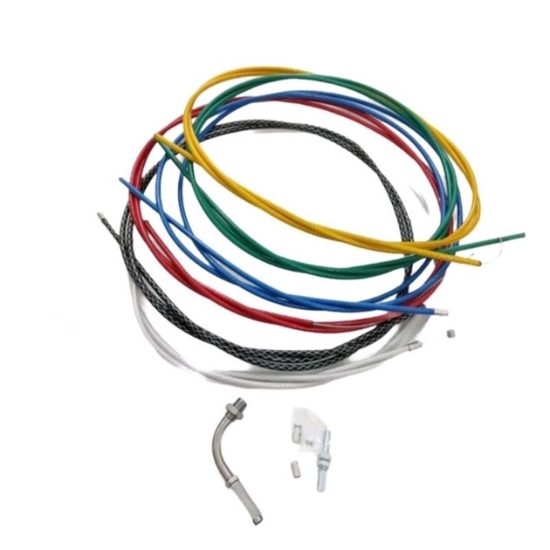 Kabel gas serat warna panjang 2 meter kabel L gas panjang universal semua motor