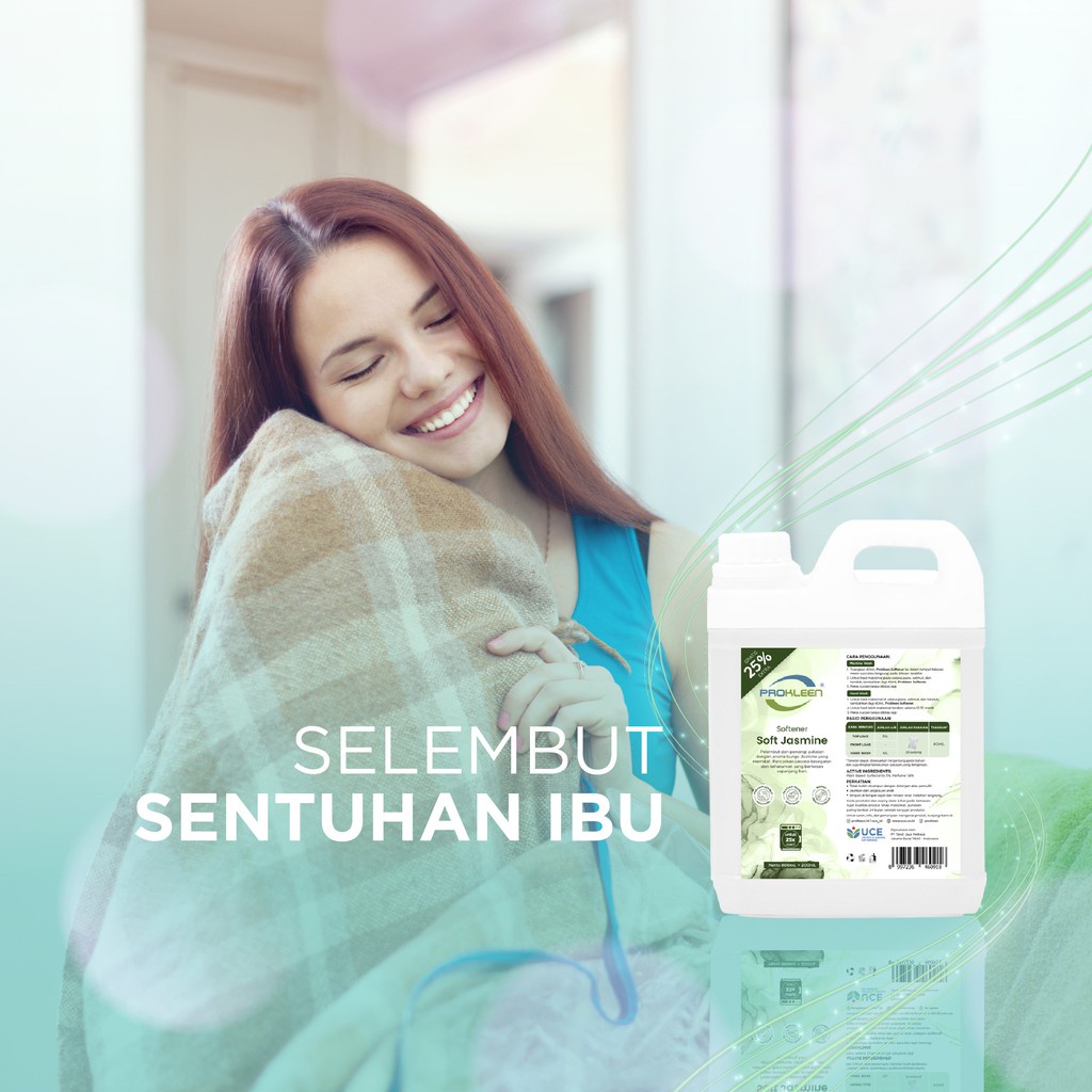 SOFTENER Pelembut dan Pewangi Pakaian Premium  PROKLEEN 1 Liter